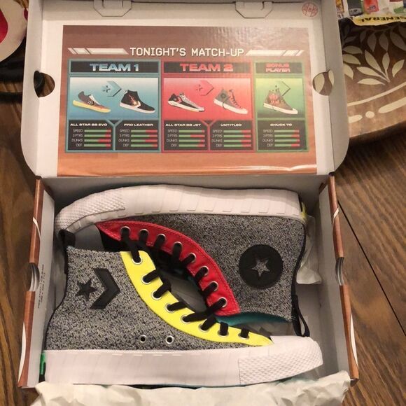 Converse NBA JAM shoes, unisex, mens size 7, womens size 9, New in box!! - Picture 7 of 8